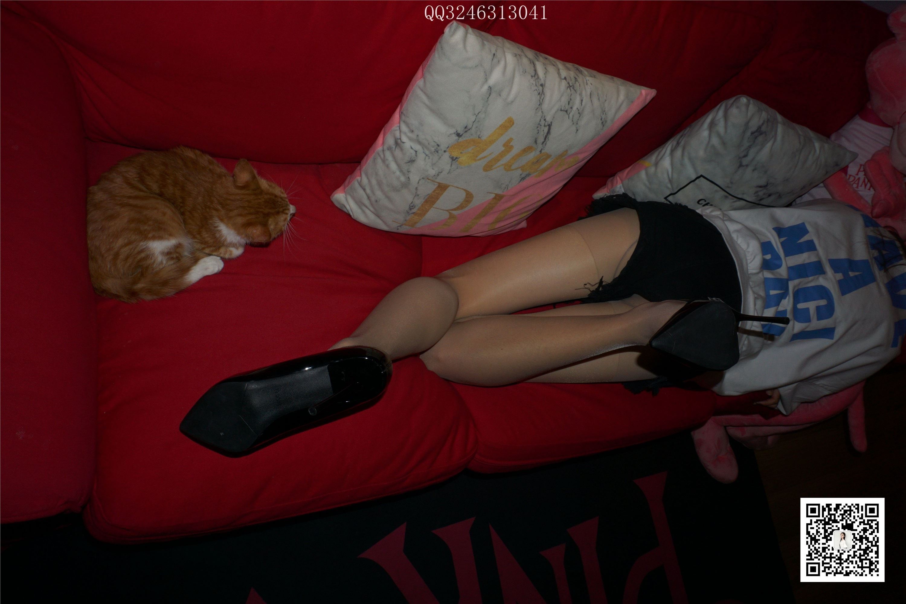 大生模拍 No.090 灰丝高跟小野猫